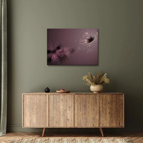 Tablou - Floare și fluture (70x50 cm)