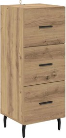 vidaXL Bufet stejar artizanal 34 x 34.5 x 90 cm Lemn compozit