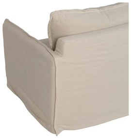 Canapea crem cu tapițerie din in 200 cm – Ixia