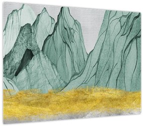 Tablou - Munții Smarald N⁰1 (70x50 cm)