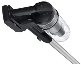 Resigilat: Aspirator vertical Samsung Jet65 Stick VC, 21.6V Li-ion, 410W, Cyclone, Motor inverter, 40 min, Negru