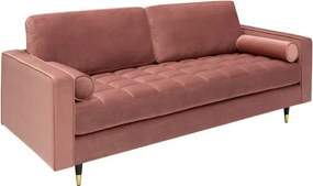 Canapea impozanta Cozy 220cm, catifea roz
