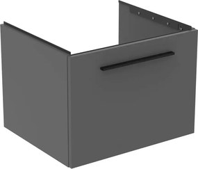Dulap baza suspendat Ideal Standard i.life B gri quartz mat 1 sertar 60 cm
