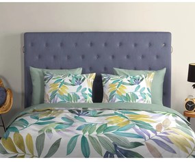 Lenjerie de pat verde din bumbac pentru pat de o persoană 140x200 cm Marcus – Good Morning