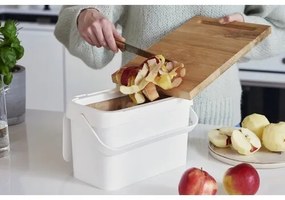 Coș de gunoi din plastic SmartStore Collect, alb,5 l