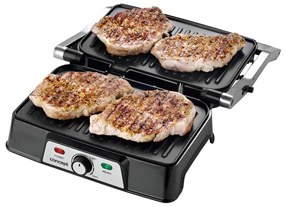 Grătar de contact Concept ge2005 1500W/230V oțel inoxidabil/negru