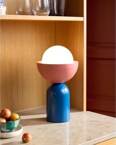 Osram - Lampă de masă DECOR BOWL 1xE14/25W/230V albastru/roz