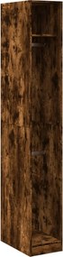 vidaXL Șifonier, stejar afumat, 30x50x200 cm, lemn prelucrat