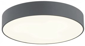 Plafoniera moderna design circular DARLING 25cm gri