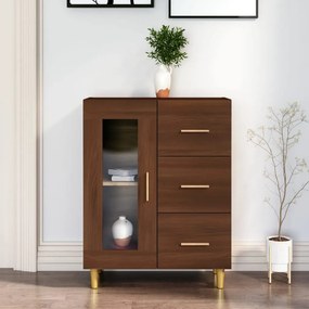 817365 vidaXL Servantă, stejar maro, 69,5x34x90 cm, lemn prelucrat