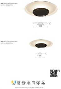 Plafoniera LED design tehnic, diametru 56cm Tina MA-9002