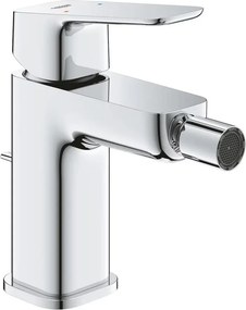 Baterie bideu monocomanda Grohe Cubeo cu ventil Pop-Up crom lucios