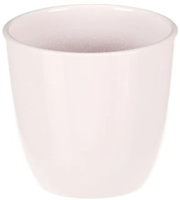 Vase de flori din ceramică Teracotă, diametru 10cm, alb