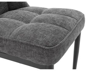 Scaune de dining gri 2 buc. Damon – Marckeric