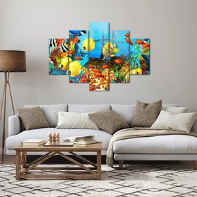 Tablou - Recif de corali colorat (150x105 cm)