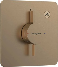 Baterie dus incastrata bronz periat Hansgrohe DuoTurn Q 1 functie