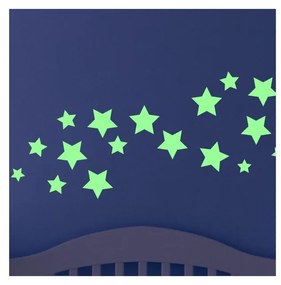 Autocolant fosforescent Fanastick Simple Stars