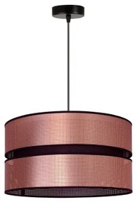 Lustră pe cablu COPPER Duolla SHINY 1xE27/15W/230V d. 40 cm cupru/negru