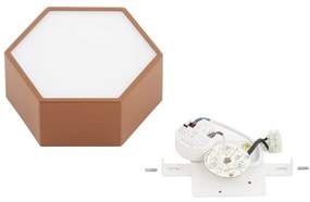 Plafoniera, Spot aplicat LED LIBERO teracota