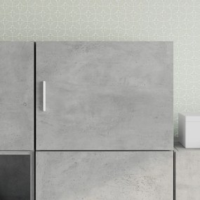 vidaXL Dulap de perete, gri beton, 50x42,5x40 cm, lemn prelucrat