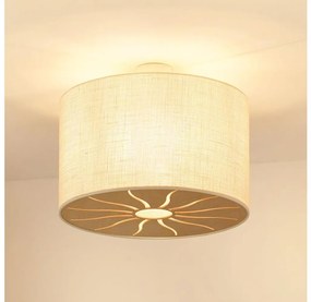Brilagi - Lustr COUNTRY ROLLER 1xE27/15W/230V pr. 50 cm cremă