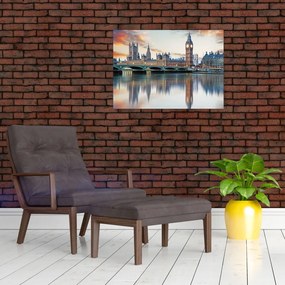 Tablou pe sticlă - Houses of Parliament din Londra (70x50 cm)