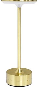 Lampă de birou LED tactilă reîncărcabilă TAVOLO, 2,5W/5V, 2400 mAh, 3000-6000K, aurie