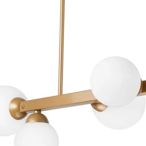 Lustră pe tijă ASTRO 6xG9/5W/230V aurie