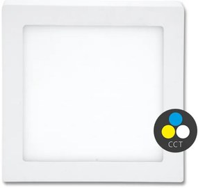 Ecolite LED-CSQ-CCT/25W/BI - Plafonieră LED RAFA 25W/230V albă