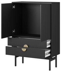 Comodă Stellia S8  (negru). 1099074