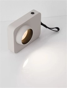 Lampa de masa LED portabila KEDROS bej