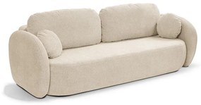 Canapea extensibilă cu 3 locuri OLBIA, bej