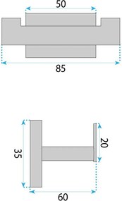 Bara portprosop OSTE 205 auriu