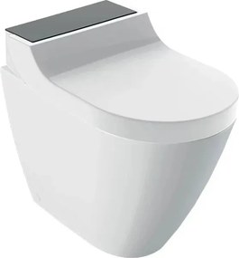 Vas wc pe pardoseala Geberit Aquaclean Tuma Comfort negru cu functie de bideu electric