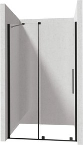 Profil pentru usa cabina de dus, incastrata, negru mat, 195 cm, Sistem Prizma Negru mat