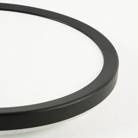 Brilagi - Corp de iluminat LED dimabil ULTRA SLIM 24W/230V, diametru 42 cm, negru + telecomandă