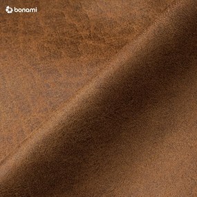 Canapea maro din imitație de piele 216 cm Rate - Scandic