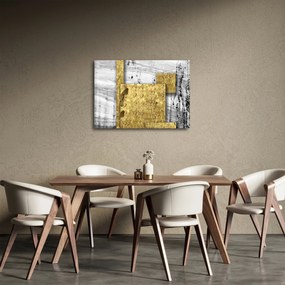 Tablou - Pătrate de aur N⁰1 (70x50 cm)