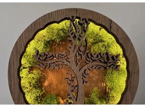 Li-Go 23622/DUB2 - Decorațiune de masă LED dimerizabilă LED/12W/230V 20x22 cm stejar