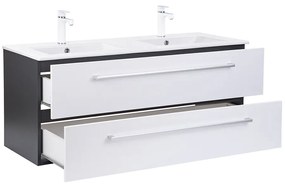Dulap inferior Vario Clam 120 cu lavoar antracit-alb