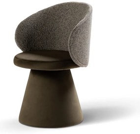 Fotoliu verde închis cu tapițerie din catifea Inez – Micadoni