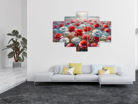 Tablou - Câmp de maci (150x105 cm)