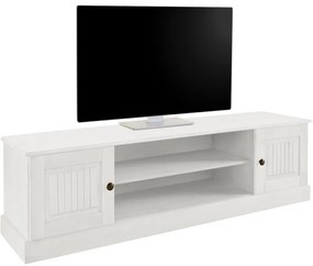 Comodă TV albă din lemn de pin 45x40 cm Mille – Støraa