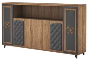 Bibliotecă modernă si elegantă cu spațiu de depozitare pentru birou directorial  ,calitate premium , dimensiuni 2000*400*1250