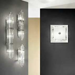 Aplică Kolarz 0342.63.5 ONTARIO 3xE14/40W/230V 60 cm crom lucios