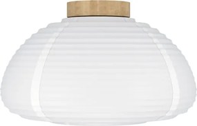 Eglo SUMMERHILL Plafonieră Ø 40 cm, 1x E27 (max. 40 W), 230 V, alb/bej