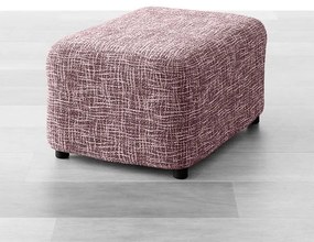 Huse cu două elastice GRAFITI NOU castaniu taburet (40 x 40 x 40 cm)