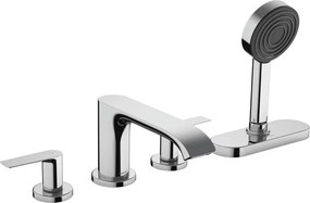 Baterie cada - dus Hansgrohe Vivenis cu 4 elemente si sBox crom lucios