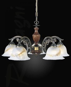 Candelabru clasic cu 5 brate design italian 2701