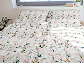 Lenjerie de pat din bumbac FLORI ROZ